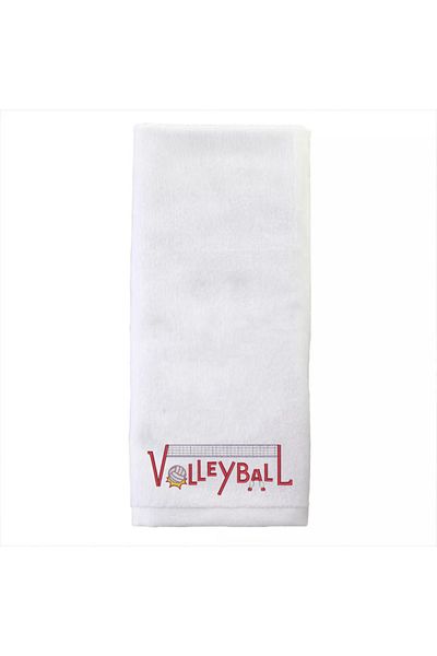 Ursa Volleyball Mesh Written Embroidered Sports Towel 50X90
