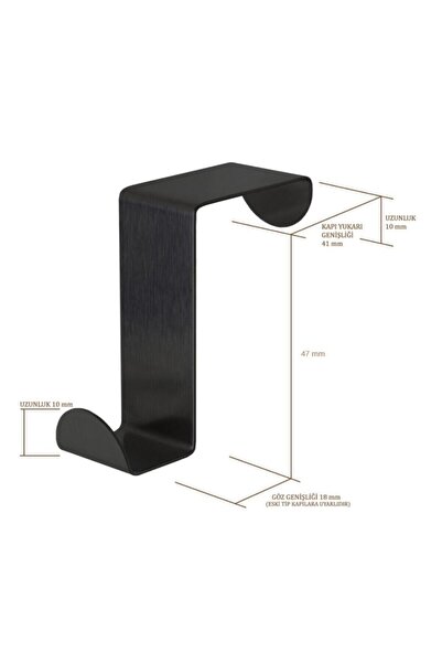 risingmaber 4 Adet Askılık Kapı Arkası Bornoz Askılığı Mutfak Banyo Askılığı ...