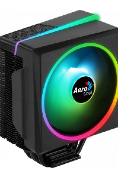 AEROCOOL AE CC CYLN4F Cylon 4F 12cm ARGB Şeffaf Fan İşlemci Soğutucu