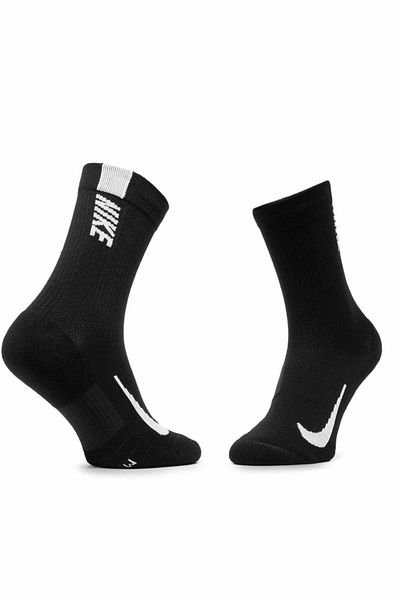 Nike Чорапи Multiplier Crew (2 ЧИФТА) Унисекс чорап Sx7557-010-черен