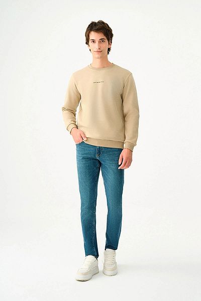 Loft Μπεζ ανδρικό φούτερ - Lf 2034268