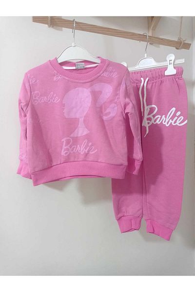 krm bebe Patterned Girl's Tracksuit Set