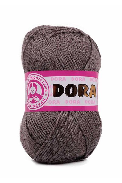 Ören Bayan Brown Knitted Dora Hand Knitted - Rope Gray 014
