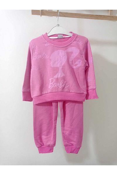krm bebe Patterned Girl's Tracksuit Set