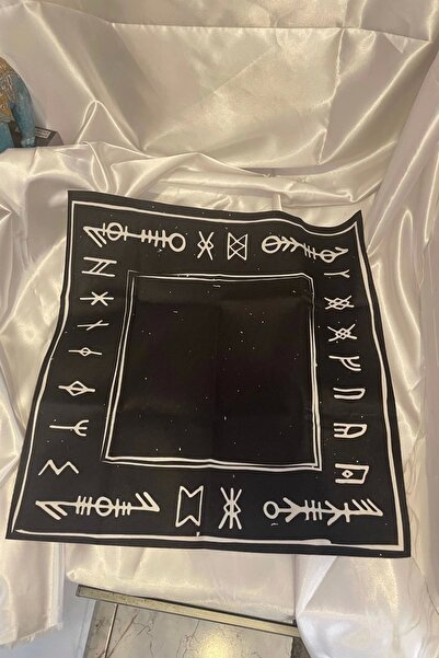 RaHan مذبح Run Stones Tarot Cover - مذبح الرونية الاسكندنافية، أعمال يدوية Ouija