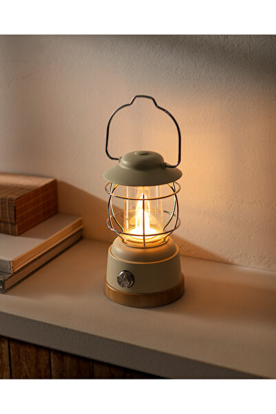 Madame Coco Klina Dokunmatik Abajur - Ekru - 12 cm