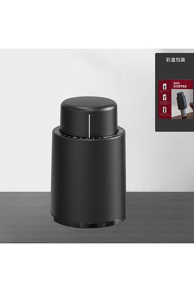 FLYMUYU Szie 1 Vacuum Wine Bottle Cap Stopper Sealed Storage Vacuum Memory Wine Stopper Push Style B