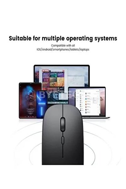 Genel Markalar Kablosuz, Pilli, Ultra Slim Led, 2.4 Ghz,2400 Dpı, Sessiz,gecikmesiz, Oyuna Uygun Mouse