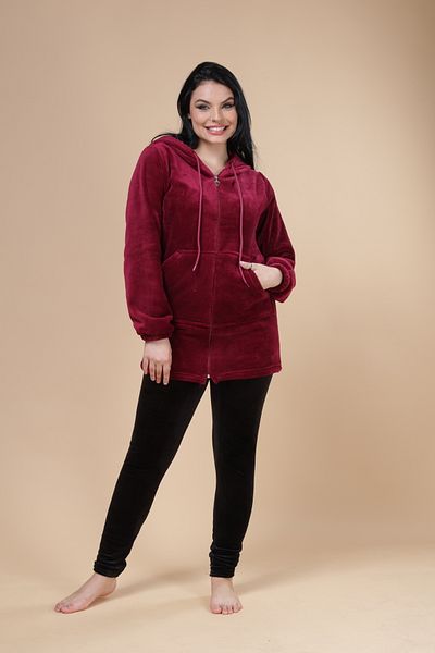 mervemoda Γυναικείο σετ 2 τεμαχίων με κουκούλα Ultrasoft
