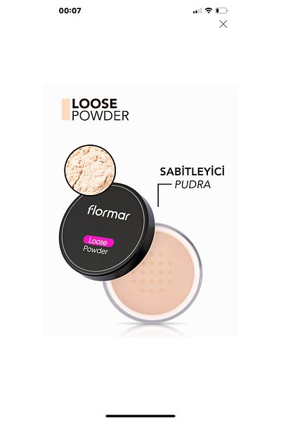 Flormar 01 Pale Sand - Loose Powder Fixing Powder