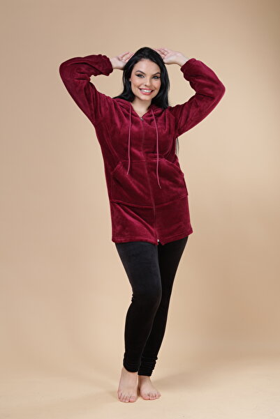 mervemoda Women's Ultrasoft Hooded 2-Piece Set