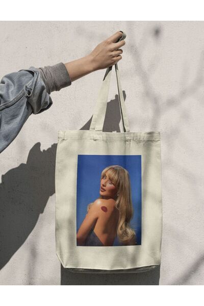 redame Sabrina Carpenter Short n' Sweet Albüm Kapağı Espresso  Unisex Bez Çanta Tote Bag Y2K