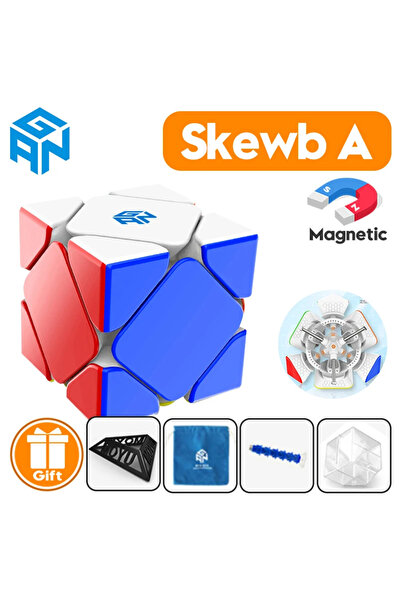 Choice مكعب السرعة السحري المغناطيسي Skewb القياسي 【JudyCube】GAN Skewb (مطلي ...