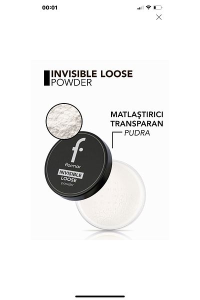 Flormar Invisbble Loose Powder Mattifying