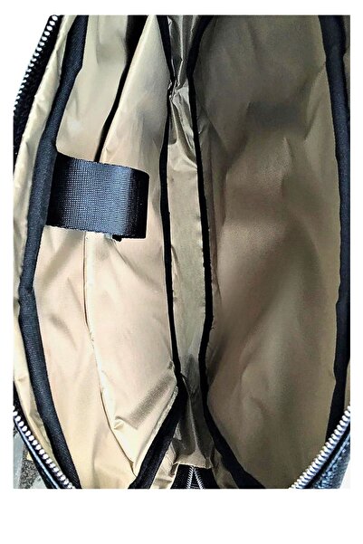 worken حقيبة كمبيوتر محمول مقاس 15.6 بوصة وحقيبة للجنسين مقاس 39x30x4 سمجلد نباتي أسود