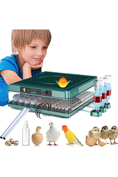 Genel Markalar 130 Yumurtalık Otomatik Su Almalı Kuluçka Makinesi(%95 ve üzer...