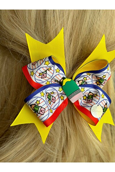 QUEEN AKSESUAR Жълт № 12 Модел Специален луксозен дизайн - с панделка, автома...