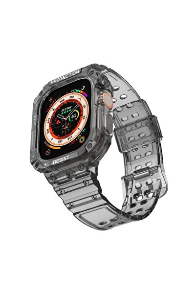 Choice iWatch Ultra 49mm Black Transparent Band Case for Watch Ultra 49mm 2 i...