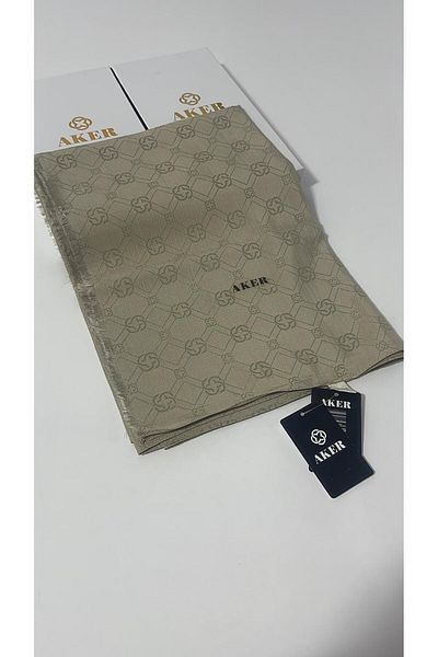 Aker 2024-2025 Kiş Silk Cotton Jacquard Etol Shawl - Με λογότυπο Aker - 8935977-933