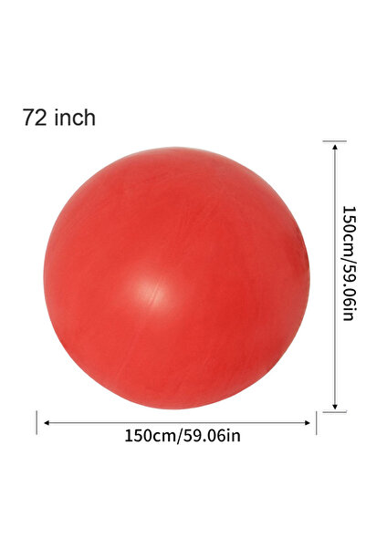 Choice Red 72 Inch Huge Balloons Giant Latex Performance Decor Balloon Party ...