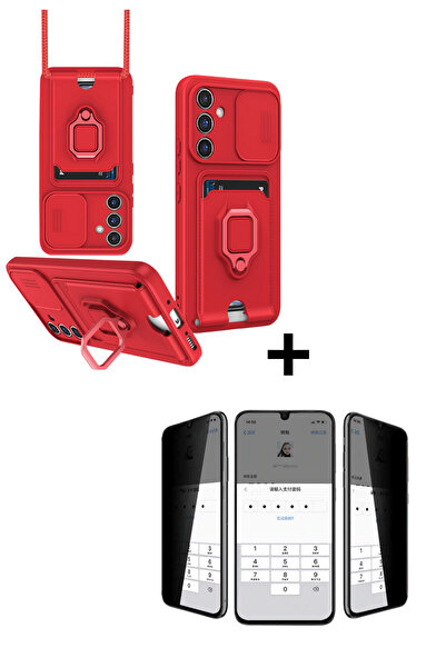 Hatreds Samsung Galaxy S20 FE Kılıf Askılı Lens Korumalı İpli Çok Fonksiyonlu...
