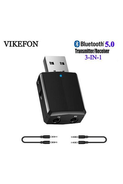Choice 3 In 1 Wireless Audio Transmitter Receiver 3 In 1 Adapter With 3.5mm Cable For Car Tv Headset Speake