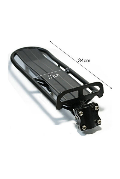 Choice Black 9KG Bicycle Luggage Carrier Bike Rack Aluminum Alloy Cargo Rear ...
