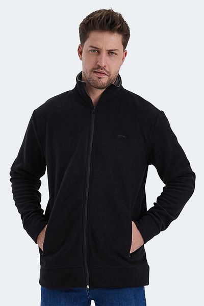 Slazenger Черен мъжки суичър Kadmos