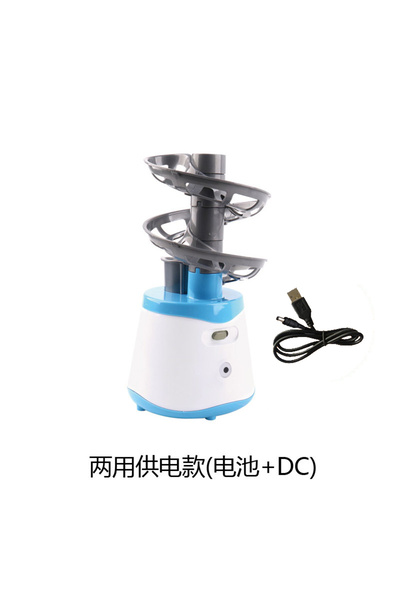 Choice روبوت صغير لتنس الطاولة يعمل ببطاريات 4*AA زرقاء اللون، بدون كرة، آلة تدريب على رمي الكرات، مناسب للكبار والصغار