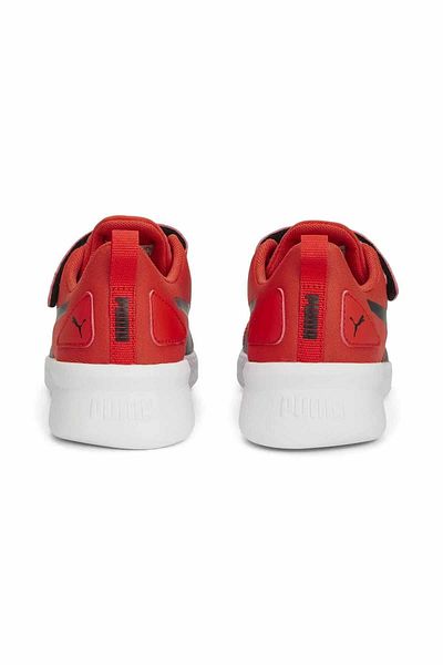 Puma Flyer Runner V Ps Kids Walking Running Shoes 192929 -38 Red