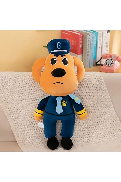 Choice 30cm Sheriff Labrador Dog Plush Toy Doll Anime Security Sergeant Labrador Wolf Dog Plush Stuffed ...