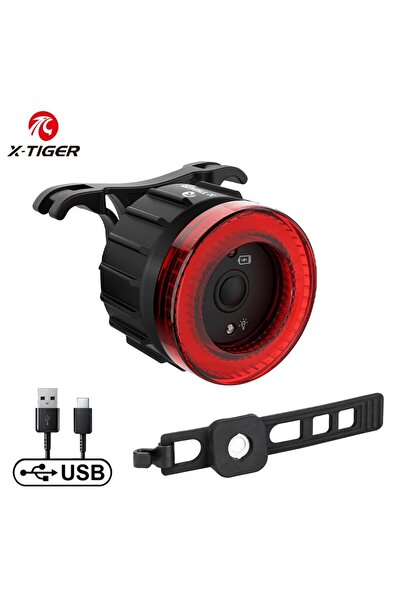 Choice مصباح الدراجة الذكي WD-1001 X-TIGER المقاوم للماء، مزود بمستشعر LED، ض...