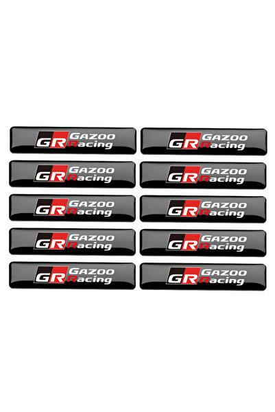 Choice 10pcs GR 2/5/10PCS 3D Epoxy GR GRZOO RACING Badge Car Interior Exterio...