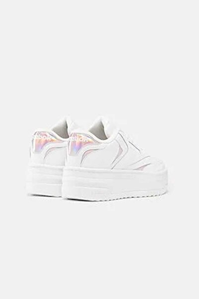 Reebok Дамски унисекс маратонки с висока подметка CL LTHR 100075125, бели