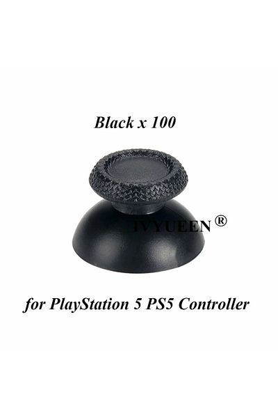 Choice Black Ivyueen 100 Pcs For Playstation 5 Ps5 Dualsense Controller Thumbstick 3d Analog Thumb Stick Jo
