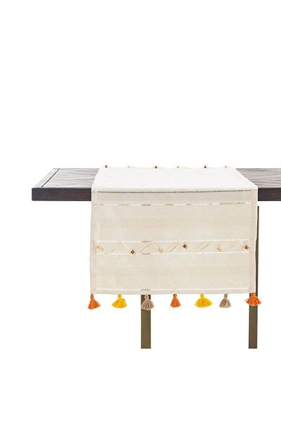 Mudo Concept Bead Pompom Runner - 50x130 cm