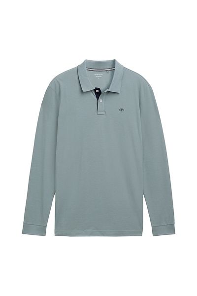 Tom Tailor Poloshirt Langarm mit Polokragen