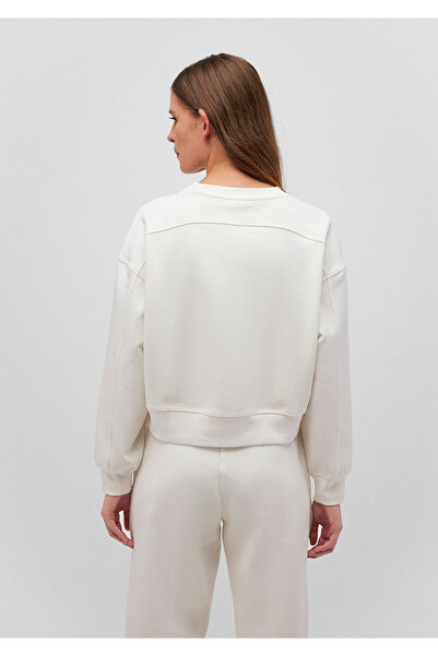 Mavi Lux Sporty White Sweatshirt - 1S10285-80194