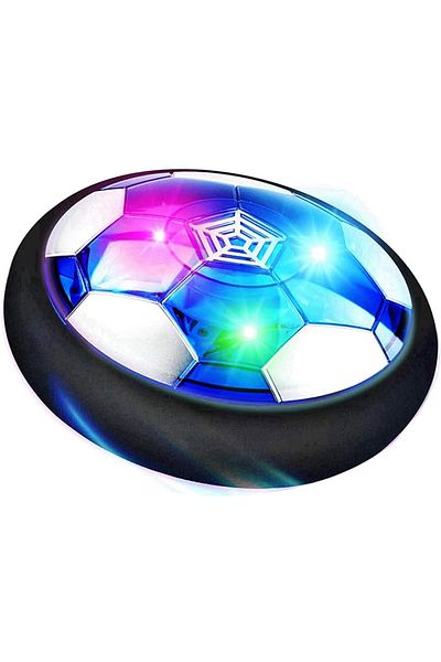 Choice Blue Hover Soccer Ball Kids Toy Indoor Floating Football with LED Light and Safe Bumper, Chritmas Gi