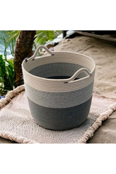 bayram taşcıoğlu home desing Multi-Purpose Organizer Wicker Basket Flower Pot Storage Toy Basket