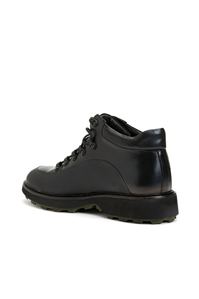 Dıvarese Siyah Erkek Deri Bot