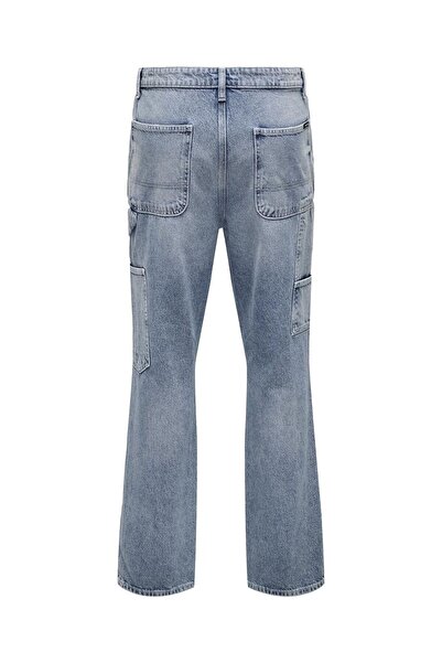 Only & Sons Normal geschnitten jeans ONSEDGE Mittlere Taille Gerade geschnitten Jeans