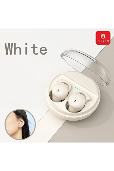 Choice White INMAS Q26 ENC Mini Portable Wireless Headsets Bluetooth In-Ear E...