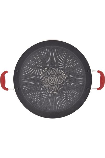 MISTERCOOK Mister Cook Non-Stick Crepe Pan Edge, 1162/40, 40 Cm, Dishwasher Safe, Non-Stick, Top Quality, Red
