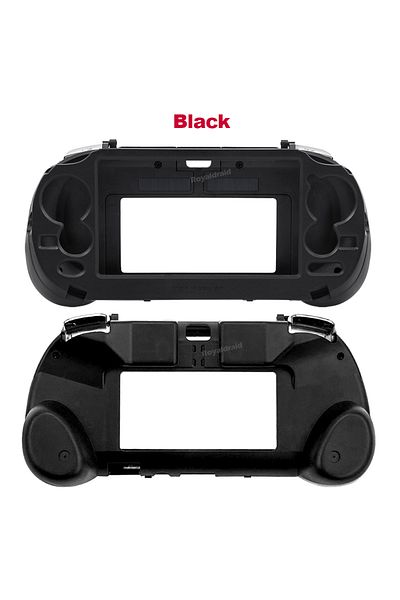 Choice Black Black Replacement Hand Grip Joypad Stand Case With L2 R2 Trigger Button For Ps Vita 1000/psv10