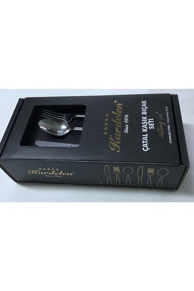 Kardelen Çubuk 72 Piece 10.oo Mm Knife Spoon Fork Set for 12 Persons