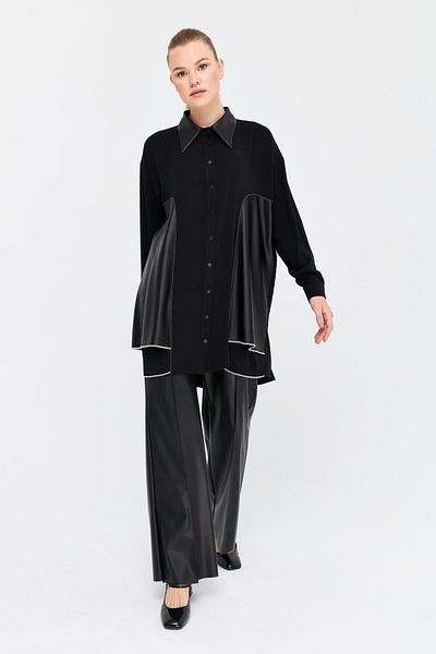 Esswaap Black Stylish Tunic - Aller Detailed