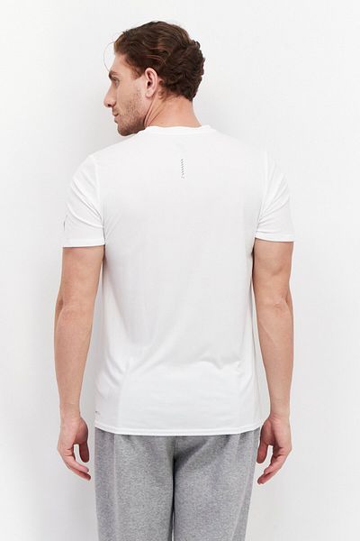 Puma Men Sportswear Fit Short Sleeve Running T-Shirt, White Combo