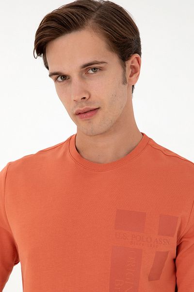 U.S. Polo Assn. سترة القرفة للرجال 50293448 -VR191