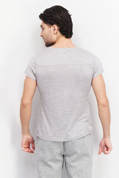 Head Men Sportswear Fit Short Sleeve Training Heather T-Shirt, Grey